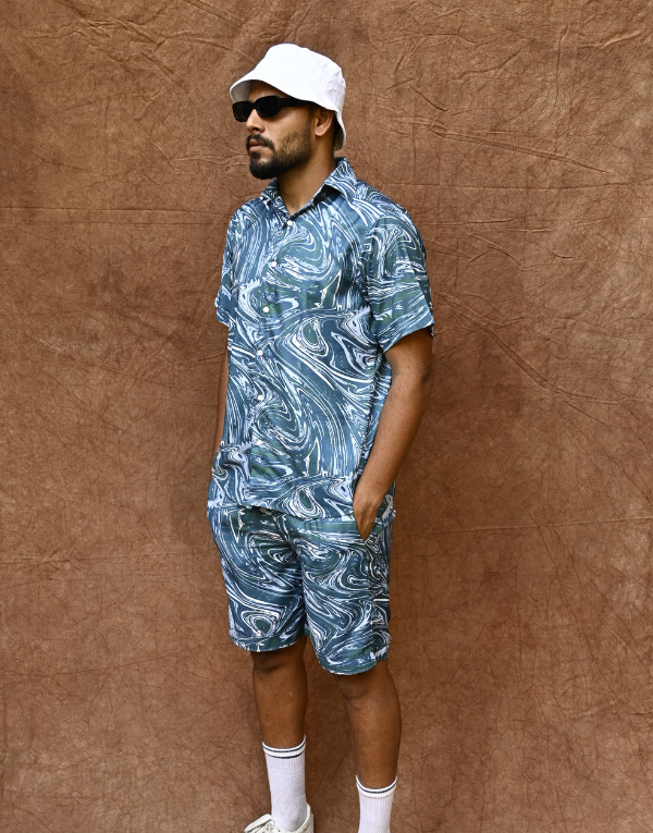 Blue Serpent Shirt