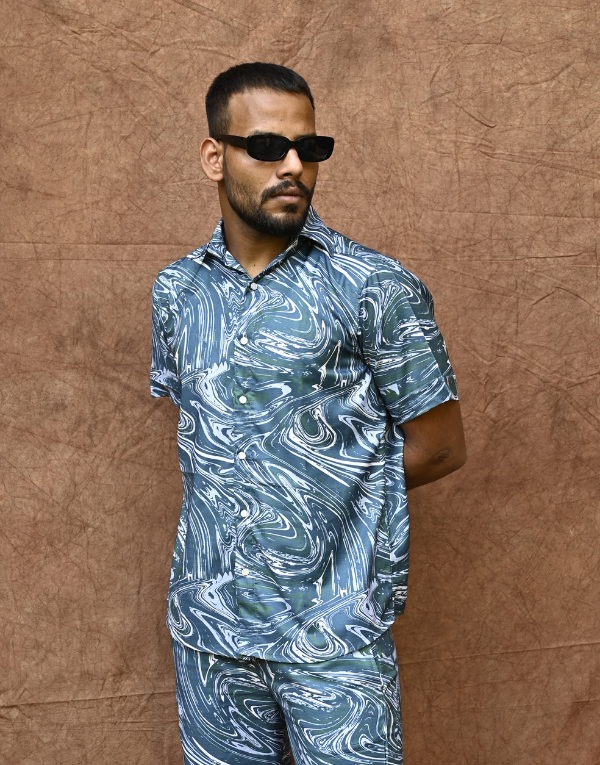 Blue Serpent Shirt
