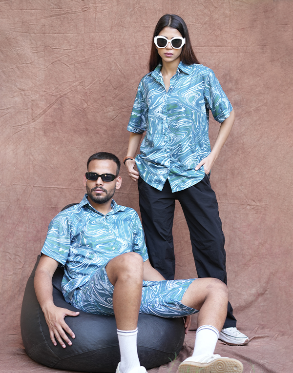 Blue Serpent Shirt