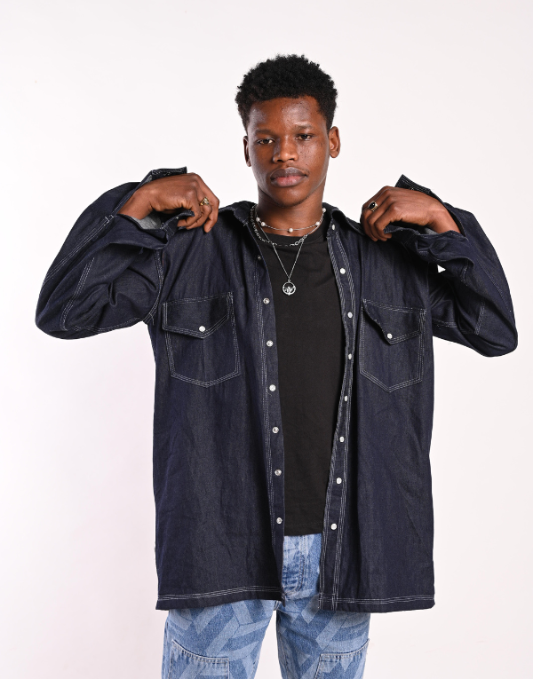 Radiant Denim Shacket