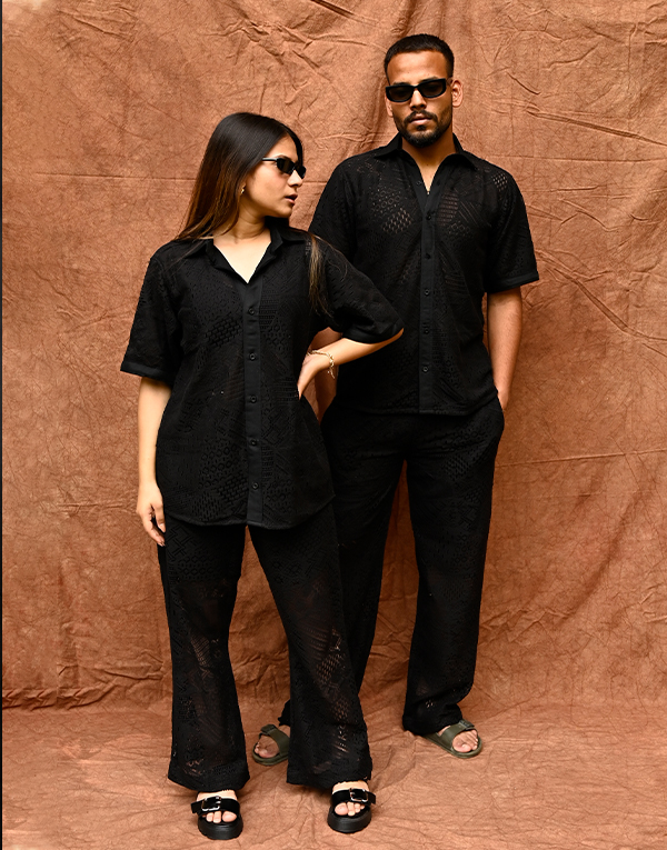 Lacy Hazy Shirt _ set