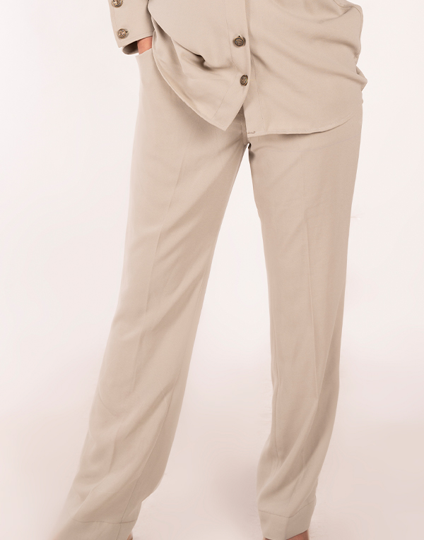 Slate Crepe Pants