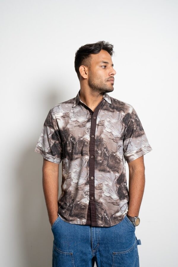 Brown Marble Shirt
