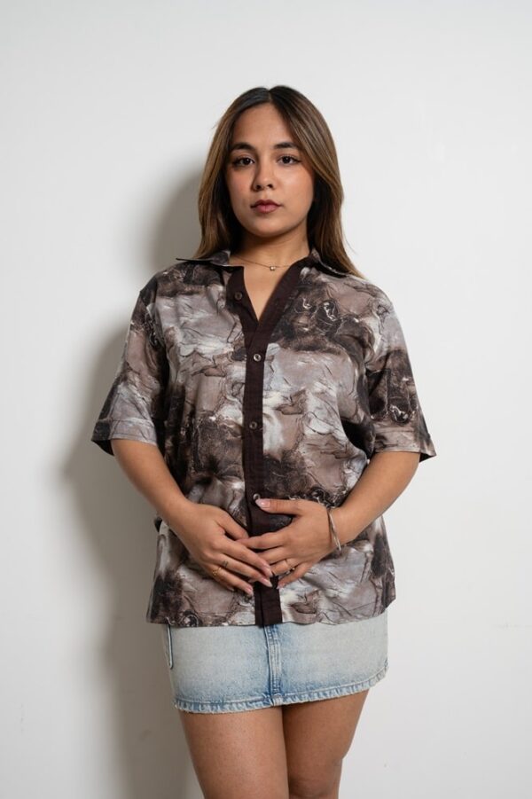 Brown Marble Shirt