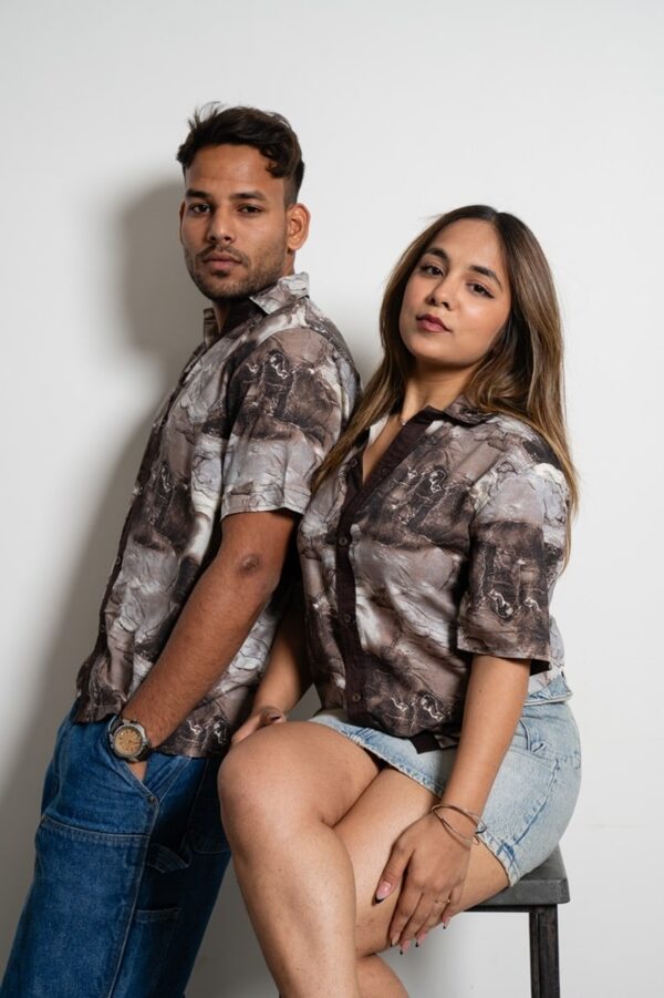 Brown Marble Shirt